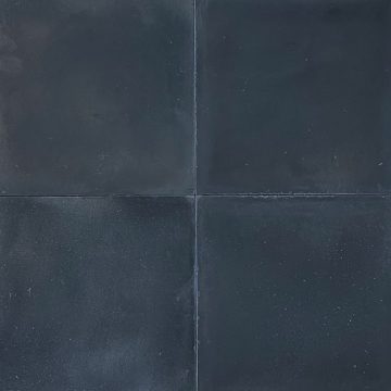 Black cement tile