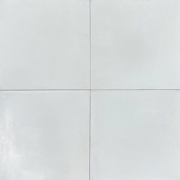 White cement tiles