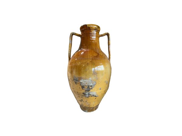 Antique glazed italian amphora