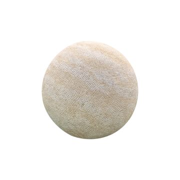 Natural limestone sphere