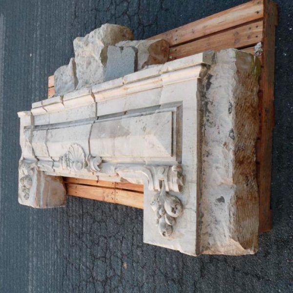 Reclaimed lintel from france's chateau