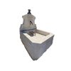 Antique limestone rectangular fountain with pool