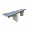 New slate limestone benches