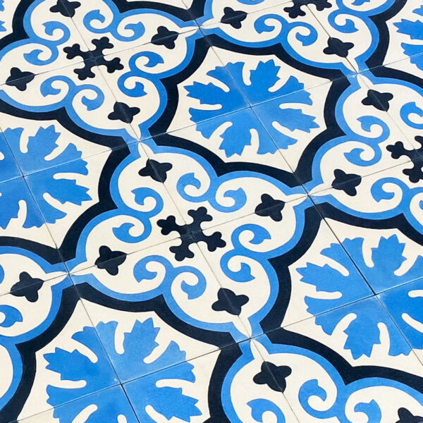 Bluet cement tiles