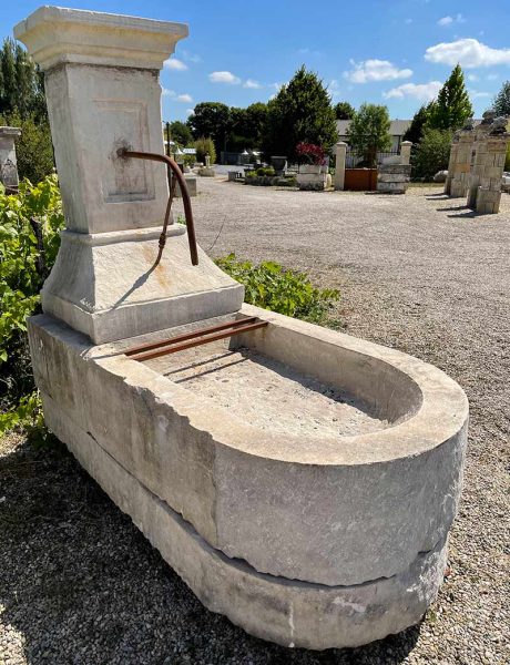 Stone fountain from provençal village