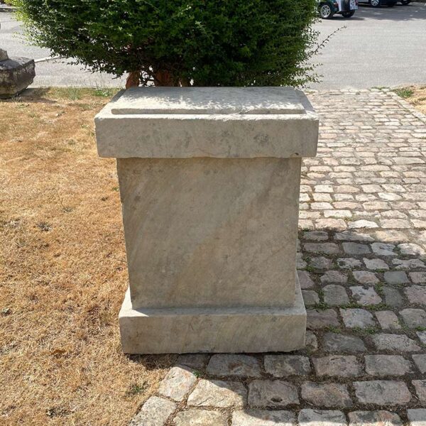 Antique sandstone plinths