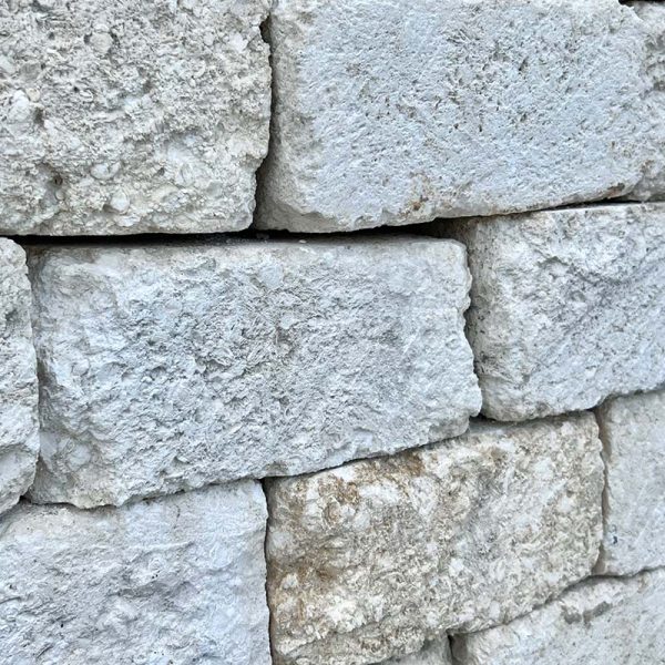 Limestone wall blocks