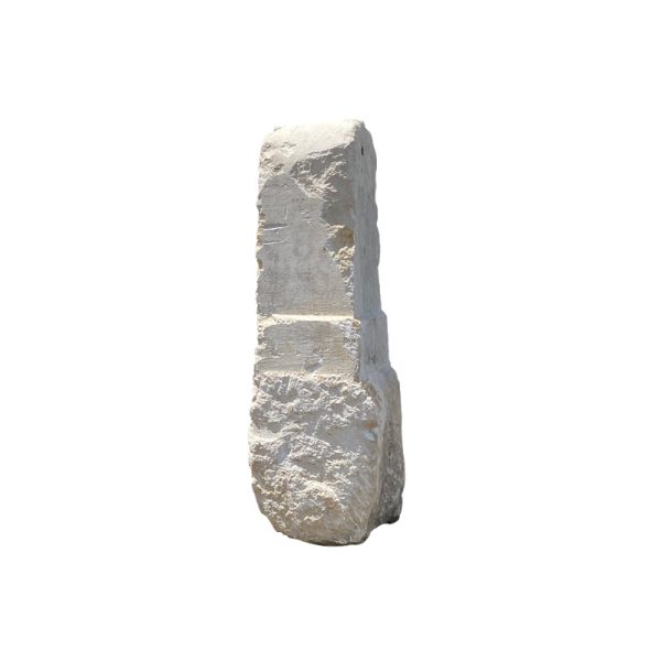 Antique limestone milestone bollards