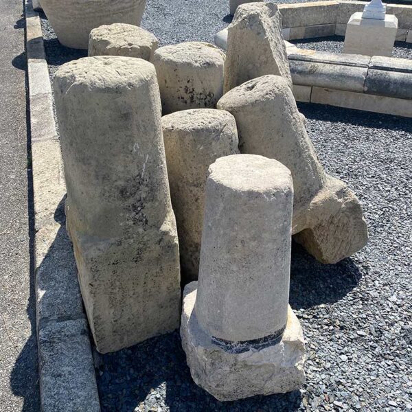 Ancient mile posts bollards