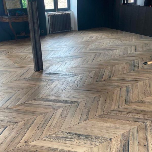 New distressed chevron odeon