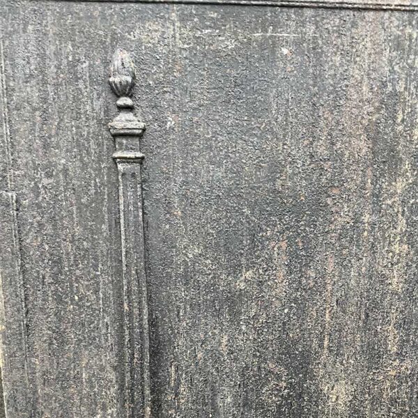 Antique fireback column