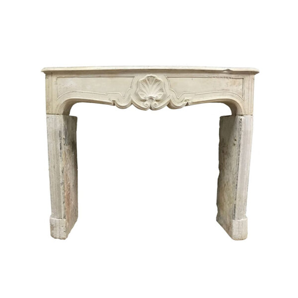 Antique french regence fireplace