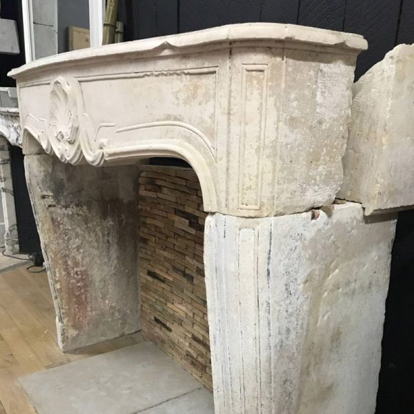 Antique regence french fireplace