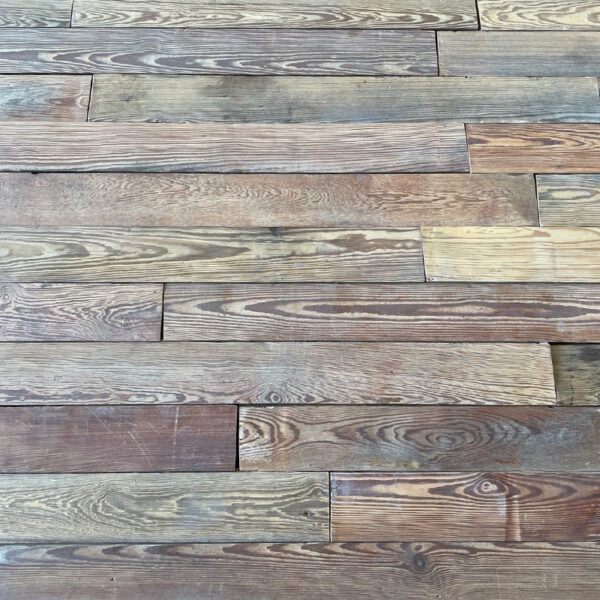 Pitch pine floor