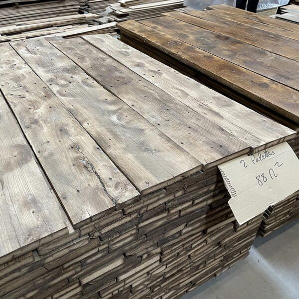 Stock of reclaimed chestnut