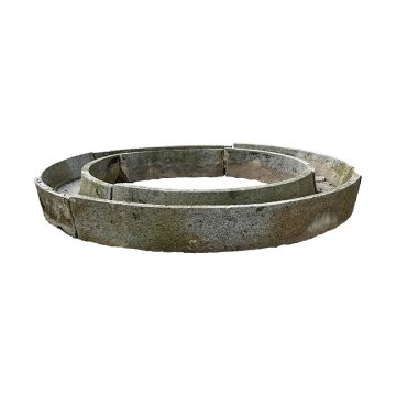 Antique granite apple press
