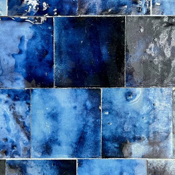 Magic blue zellige tiles