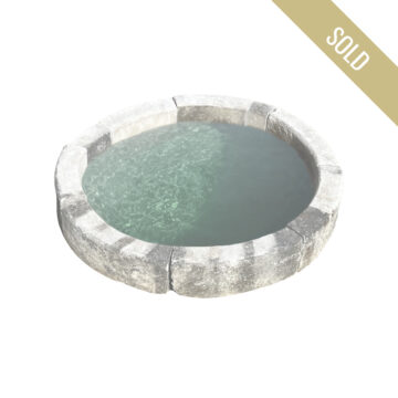 stone pool surround garden feature water