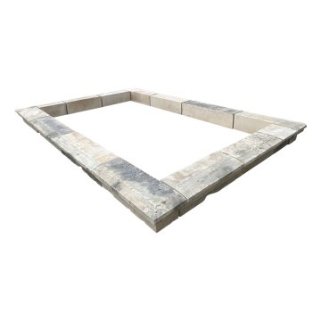 Antique limestone rectangular pool