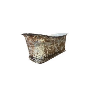 Antique shabby chic cast iron bath