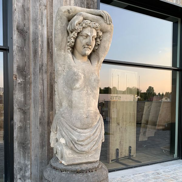 Antique limestone female