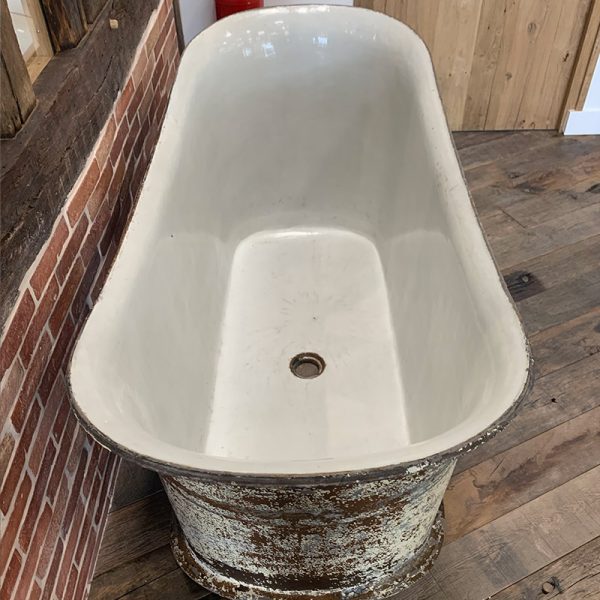 Enaml of the bath light grey