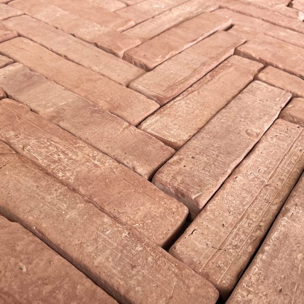 Newly made weathered bricks
