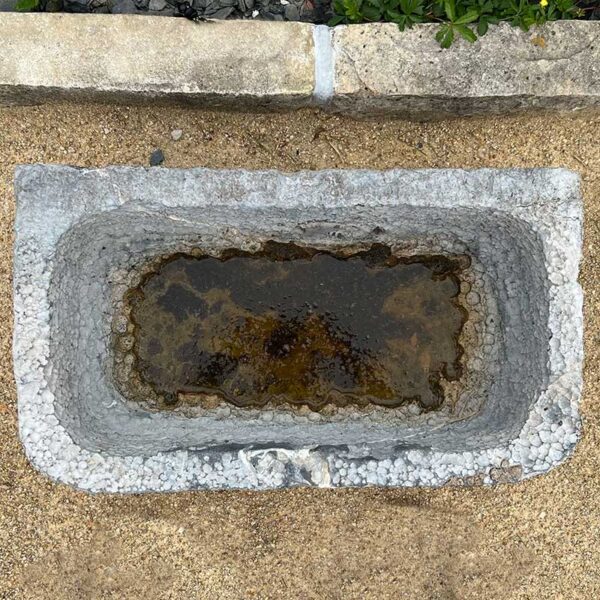 Versatile blue stone trough