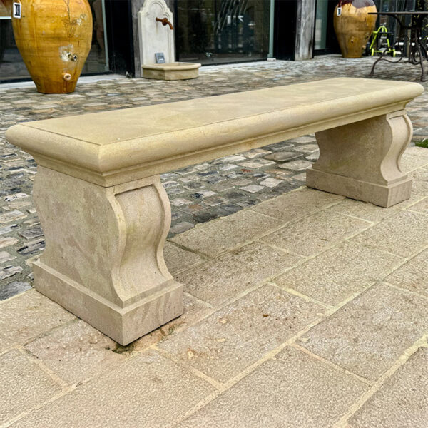 classic limestone garden