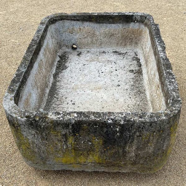 Large Blue Stone trough