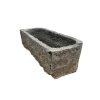 rectangular Blue Stone wall trough