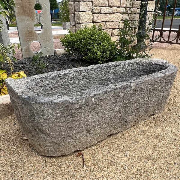 rectangular Blue Stone wall trough traditional