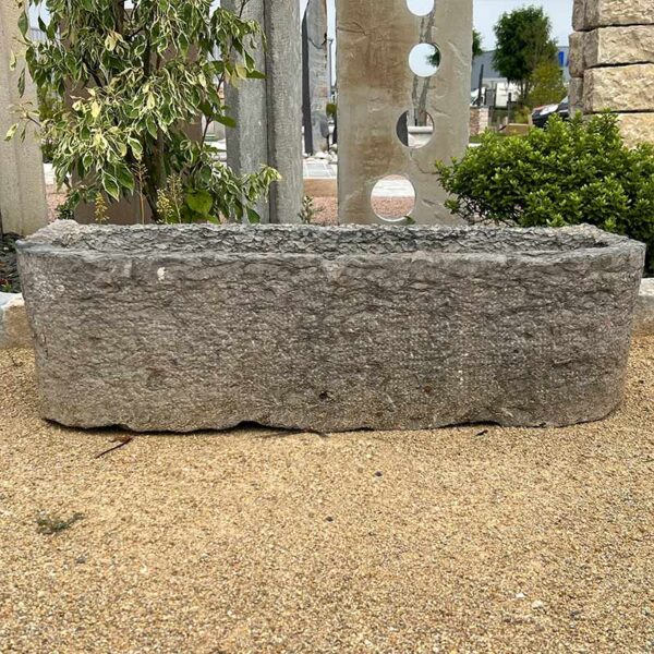 antique rectangular Blue Stone wall trough