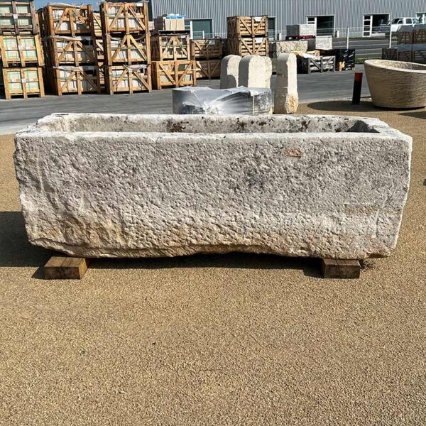 Huge blond limestone trough