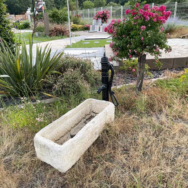 Old limestone feed trough