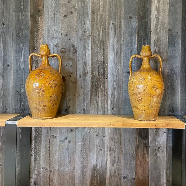 Pair of antique small amphora