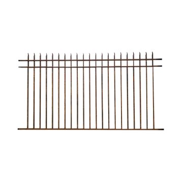 Traditional solid steel railings antique