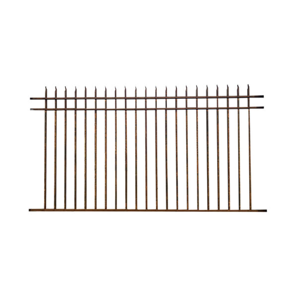 Traditional solid steel railings antique