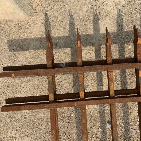 Traditional railings in steel new