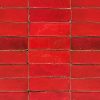 Sparkling red rectangular bejmat tiles