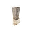 Pair of antique limestone posts