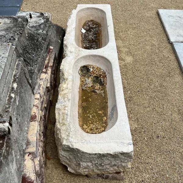 antique limestone trough