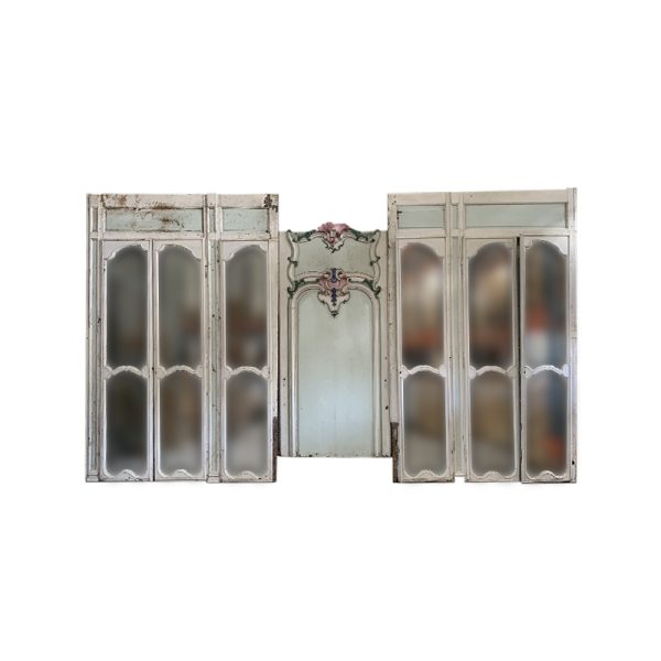 Anique french baroque panelling