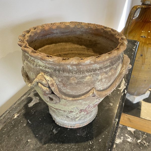 Antique vase patina