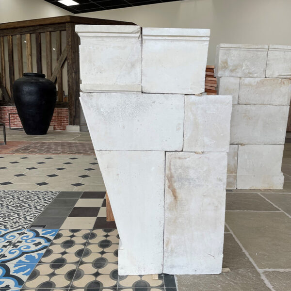 Limestone fireplace Mansion