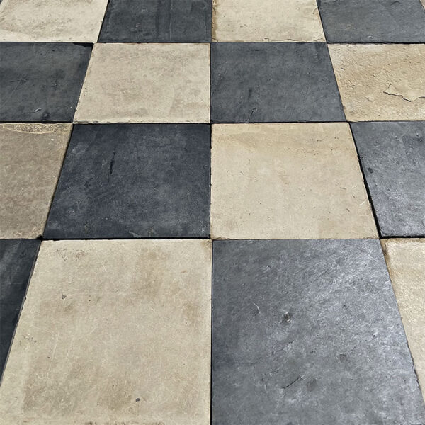 aged black slate checkerborad
