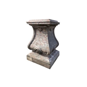 Antique baroque marble pedestals