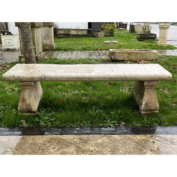 antique stone bench