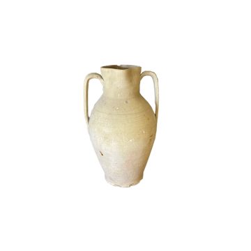 old amphora with twin handles
