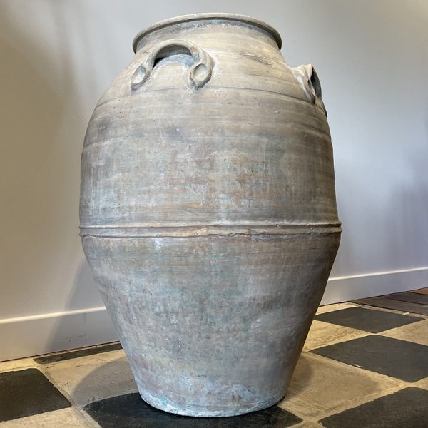 ancient light gray vase